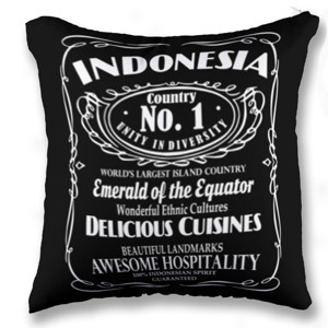 Bantal INDONESIA COUNTRY NO 1 black