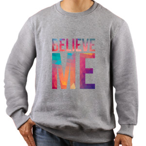 Jaket Sweater Believe Me
