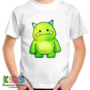 Kaos kaos dino green monster