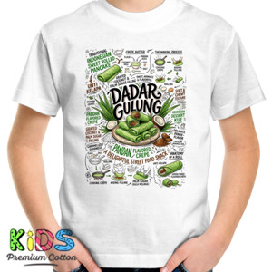 Kaos Kaos Custom Dadar Gulung Indonesian Sweet Street F