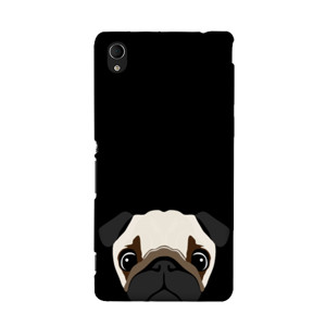 Pug Puppy Black Case  Casing HP