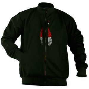 Jaket Bomber MY DNA [Merah-Putih]