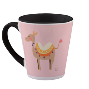 Mug mug kerucut- camel style