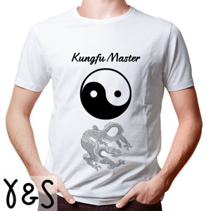 Kaos Kaos Kungfu Naga Dragon Yin Yang Master Hati