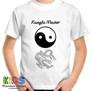Kaos Kaos Kungfu Naga Dragon Yin Yang Master Hati