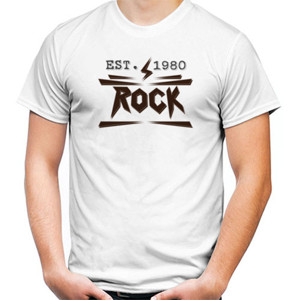 Kaos Born to rock (custom tahun)