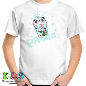Kaos Panda in the bubble tea cup - unisex