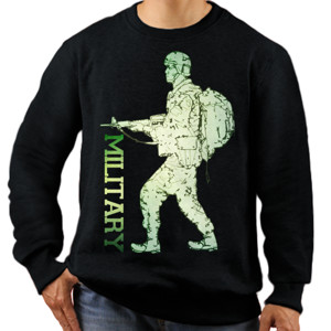 Jaket Sweater military