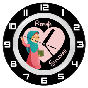 Jam Dinding Jam Dinding Remaja Solehah
