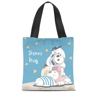 Tas Tote Fullprint Bears Hug