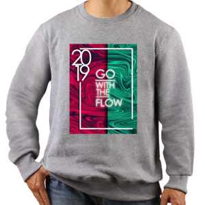 Jaket Sweater Go with the flow