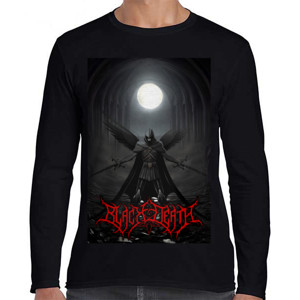 Kaos Black Death Knight Long Sleeve Cowok