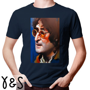 Kaos Lukisan Potret John Lennon