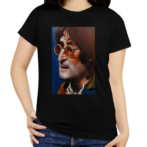 Kaos Lukisan Potret John Lennon
