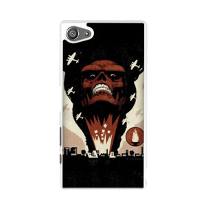 Casing HP SKUL 2 Motif hitam merah putih Casing HP