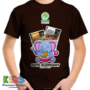 Kaos Mee & Me Mi Instan HNI Cute Elephant