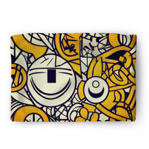 Sarung Bantal Abstrac Face 2