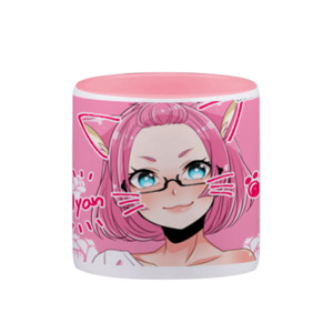 Mug Love Girl Cat