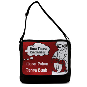 Tas Selempang Tas Sekolah Tentang Ilmu Tanpa Diamalkan