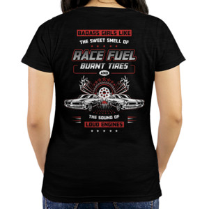 Kaos BADASS GIRLS back print