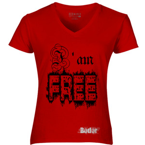 Kaos Pria TWO tone - RED mango