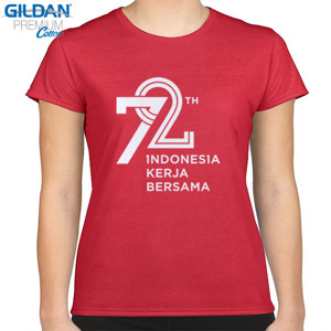 Kaos KAOS HUT RI KE-72 MERAH