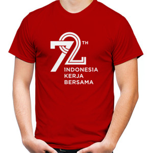 Kaos KAOS HUT RI KE-72 MERAH