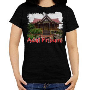 Kaos rumah adat rpibumi asli