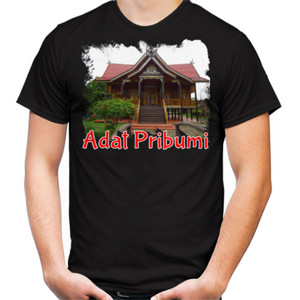 Kaos rumah adat rpibumi asli