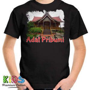 Kaos rumah adat rpibumi asli
