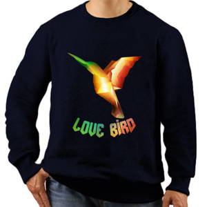 Jaket Sweater kaos love bird