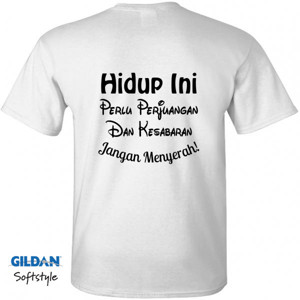 Kaos Kaos Inspired (Inspirasi) Tentang Kehidupan