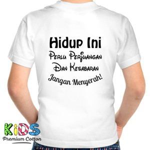 Kaos Kaos Inspired (Inspirasi) Tentang Kehidupan