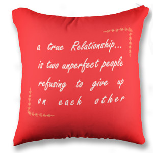 Bantal Simple Picture - Quote about Friendship