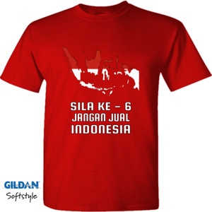 Kaos Indonesia Sila 6