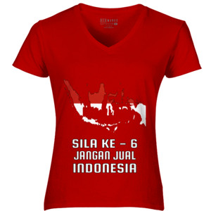 Kaos Indonesia Sila 6