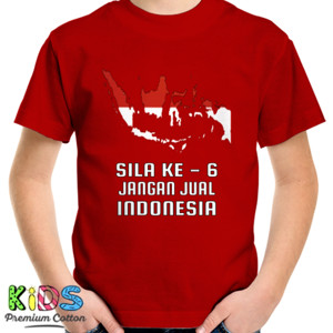 Kaos Indonesia Sila 6