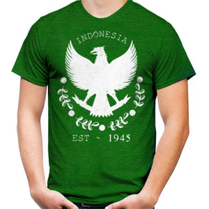 Kaos INDONESIA GARUDA (HIJAU)