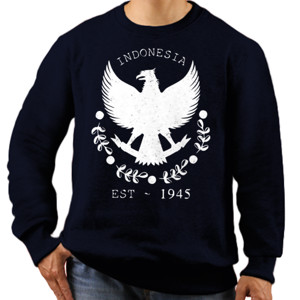 Jaket Sweater INDONESIA GARUDA (HIJAU)