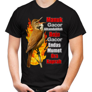 Kaos Burung Cucak Jenggot