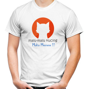 Kaos Malu Malu Kucing