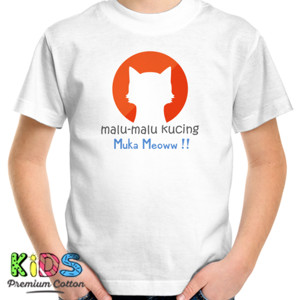 Kaos Malu Malu Kucing