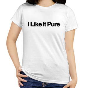 Kaos I Like It Pure (black text)