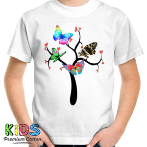 Kaos Anak kupu kupu yang cantik