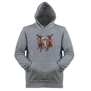 Jaket Hoodie Bulls Head