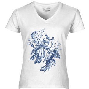 Kaos Charming Blue Bird