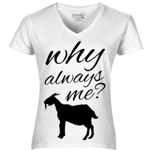 Kaos WHY ALWAYS ME KAMBING HITAM