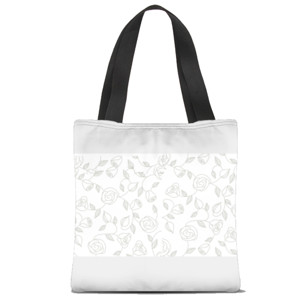 Tas Tote Fullprint Petal Pattern, Invitations pattern background