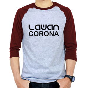 Kaos Raglan Kaos Lawan Corona