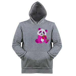 Jaket Hoodie Pink Panda
